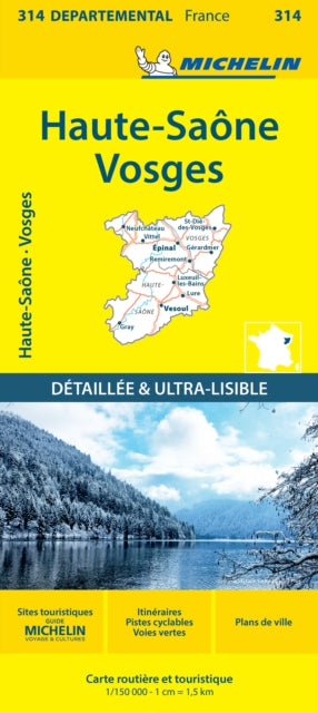 Haute Saone Vosges Michelin Local Map 31