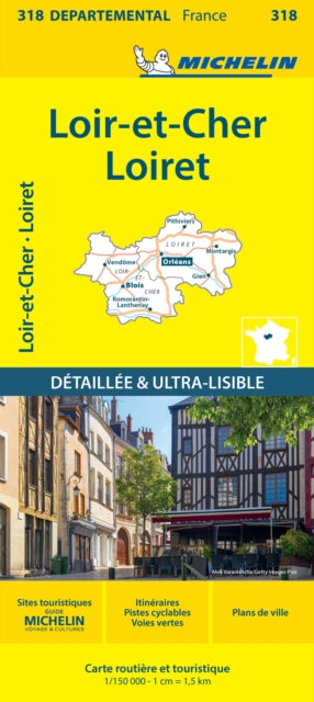 Loiret Loir Et Cher Michelin/map 318