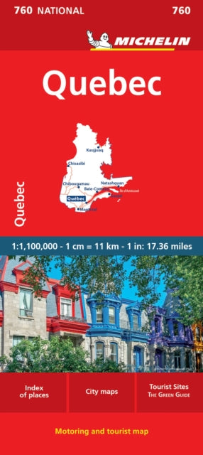 Quebec Michelin National Map 760