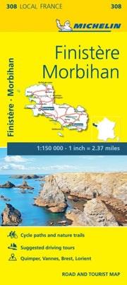 Map 1308 Finistre Morbihan