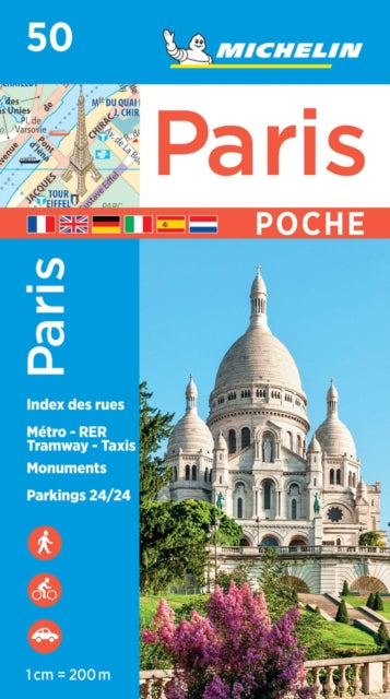 Paris Pocket Michelin City Plan 50