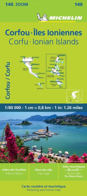 Corfu Michelin Zoom Map 140