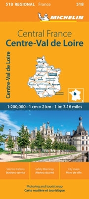 Centre Michelin Regional Map 518