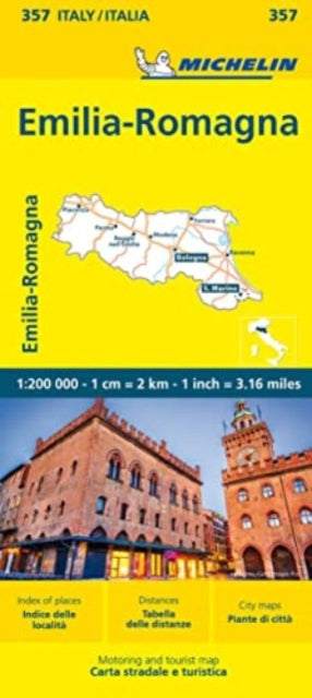 Emilia Romagna Michelin Local Map 357