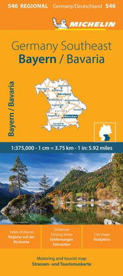 Germany Southeast Bavaria Map 546