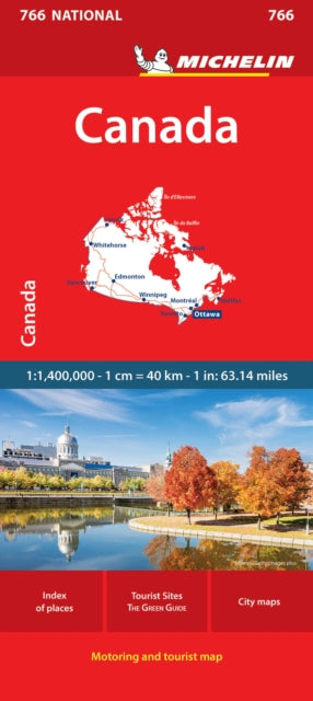 Canada Michelin National Map 766