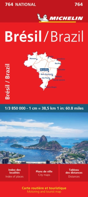 Brazil Michelin National Map 764