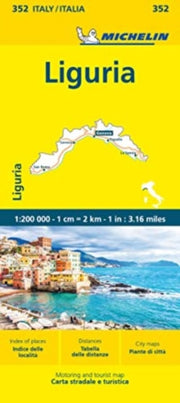 Liguria Michelin Local Map 352