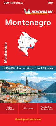 Montenegro Michelin National Map 780 By <![cdata[]]>