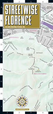 Streetwise Florence Map Laminated