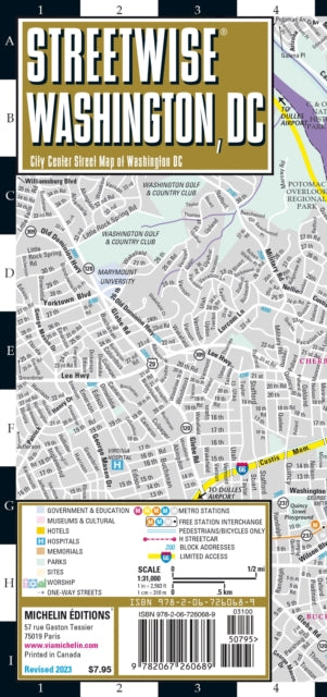 Streetwise Washington Dc Map