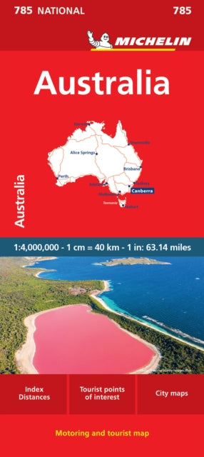 Australia Michelin National Map 785