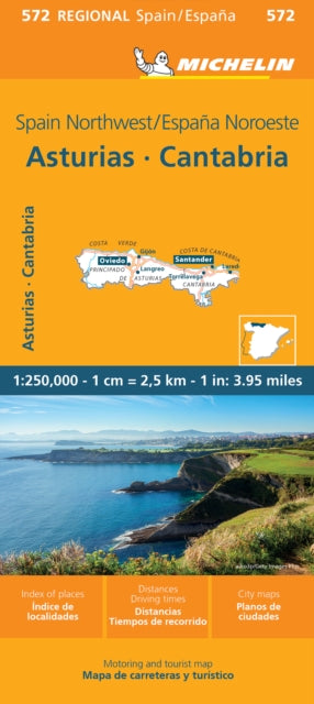 Asturias Cant Mich Regional Map 572