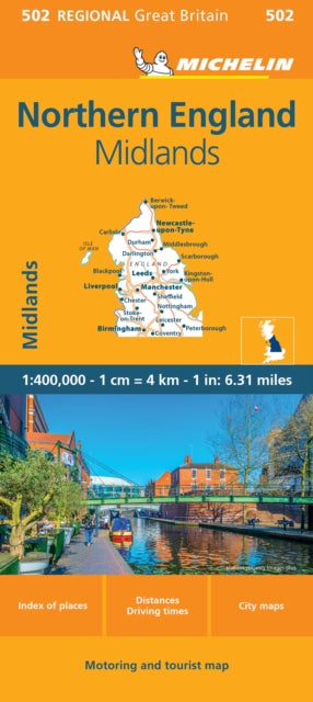 Northern England Michel Regional Map 502