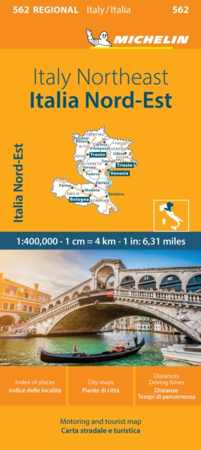 Italy Northeast Michelin Regional Map562