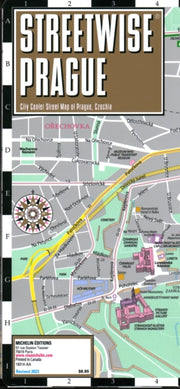 Streetwise Prague Map Czech Republi