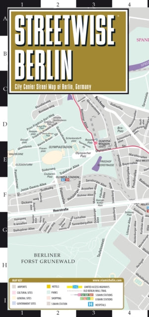 Streetwise Berlin Map Germany