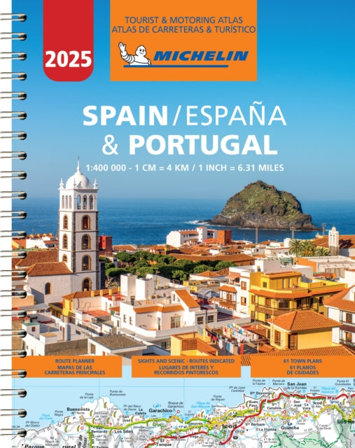 Spain & Portugal/motoring Atlas 2025 By Michelin