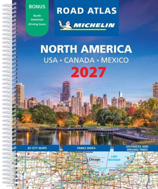 Usa Canada Mexico 2026 Road Atlas A4 By Michelin