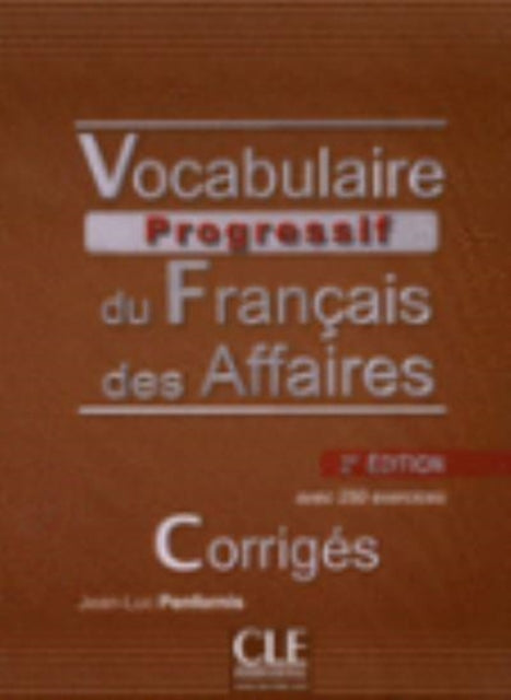 Vocabulaire Progressif Du Francais Des A