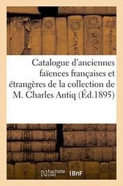 Catalogue D'anciennes Fa Ences Fran Aise