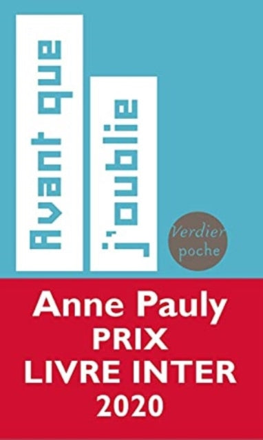 Avant Que Joublie By Pauly, Anne