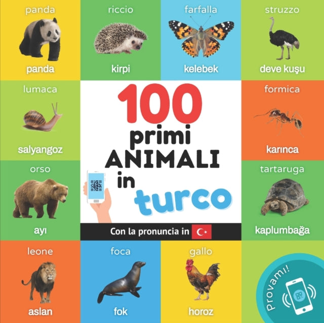 I Primi 100 Animali In Turco: Libro Illu
