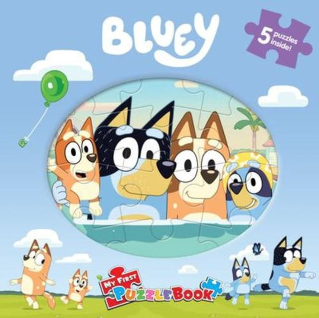 Bluey My First Puzzle Book By Bbc