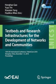 Testbeds And Research Infrastructures Fo