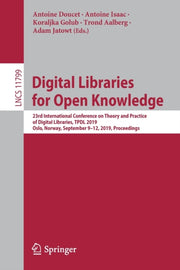 Digital Libraries For Open Knowledge : 2