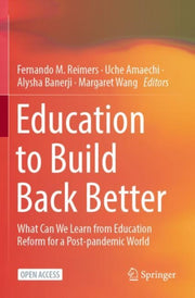 Education To Build Back Better : What Ca