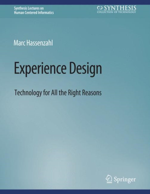 Experience Design By Hassenzahl, Marc