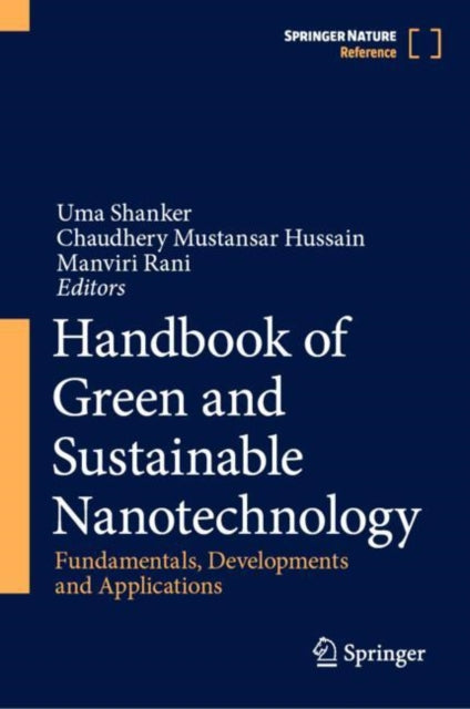 Handbook Of Green & Sustainable Nanotech