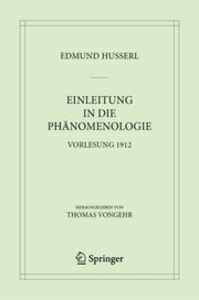 Einleitung In Die Ph Nomenologie : Vorle By Husserl, Edmund
