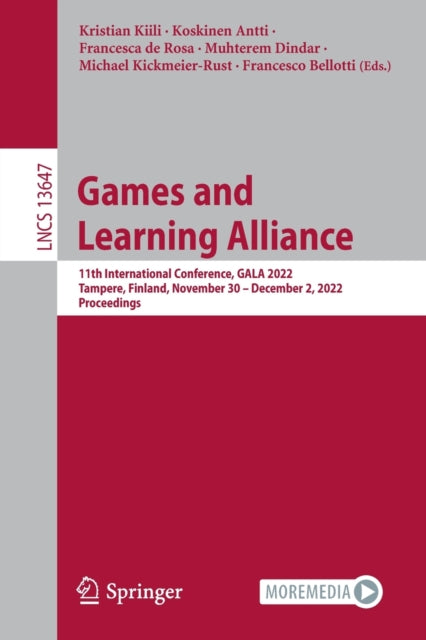 Games And Learning Alliance : 11th Inter