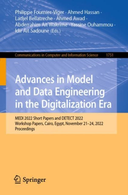 Advances In Model And Data Engineering I