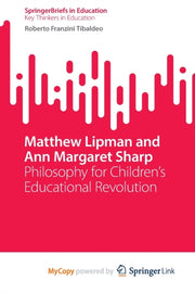 Matthew Lipman And Ann Margaret Sharp :