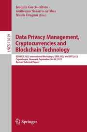 Data Privacy Management, Cryptocurrencie