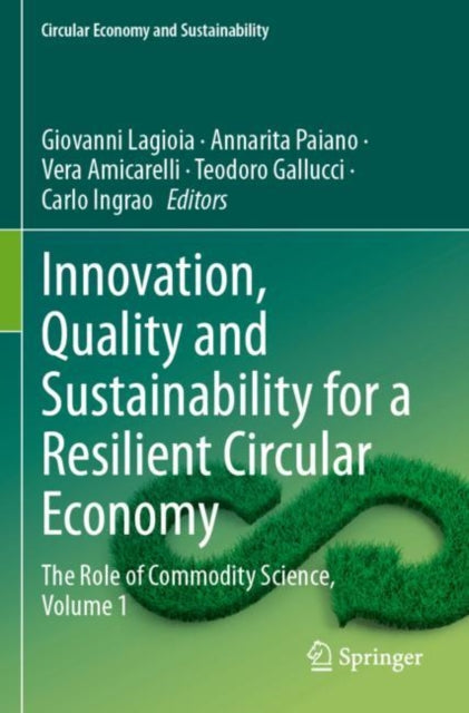 Innovation Quality & Sustainability For By Lagioia, Giovanni