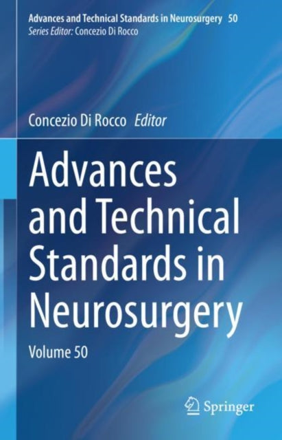 Advances & Technical Standards In Neuros By Di Rocco, Concezio
