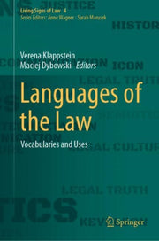 Languages Of The Law By Klappstein, Verena