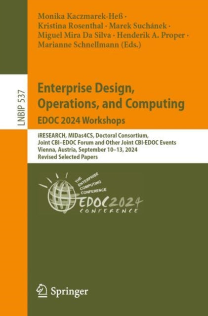 Enterprise Design Operations & Computing By Kaczmarek-he , Monik
