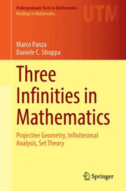 Three Infinities In Mathematics By Panza, Marco