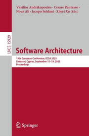 Software Architecture : 19th European Co By Andrikopoulos, Vasil