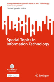 Special Topics In Information Technology By Cappiello, Cinzia
