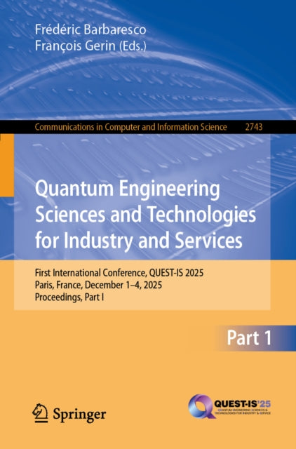 Quantum Engineering Sciences And Technol By Barbaresco, Fr D Ric
