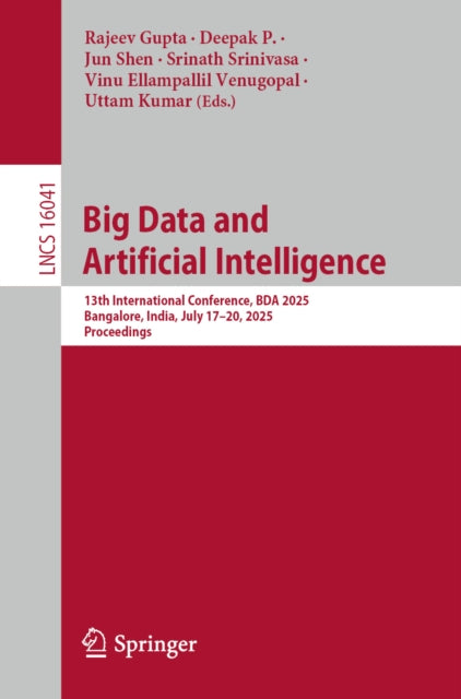 Big Data And Artificial Intelligence : 1 By Gupta, Rajeev