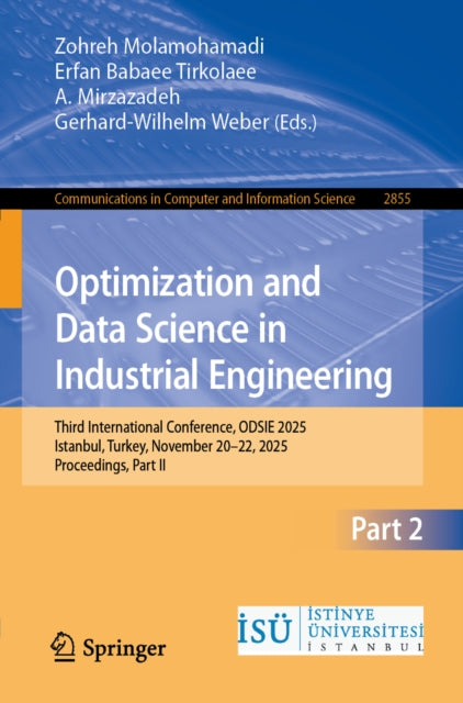 Optimization And Data Science In Industr By Molamohamadi, Zohreh