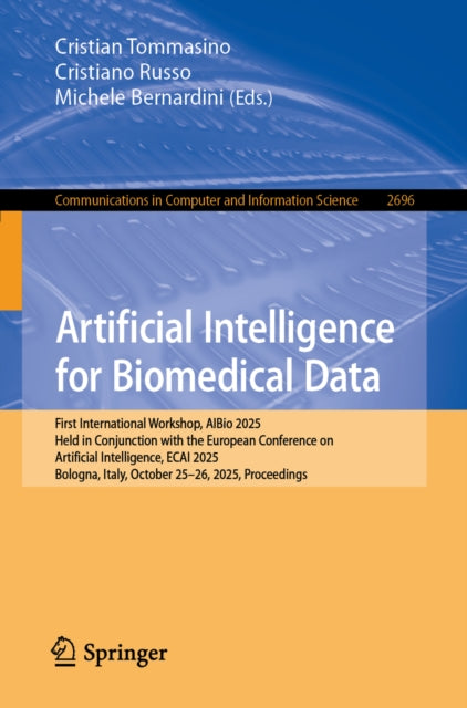 Artificial Intelligence For Biomedical D By Tommasino, Cristian