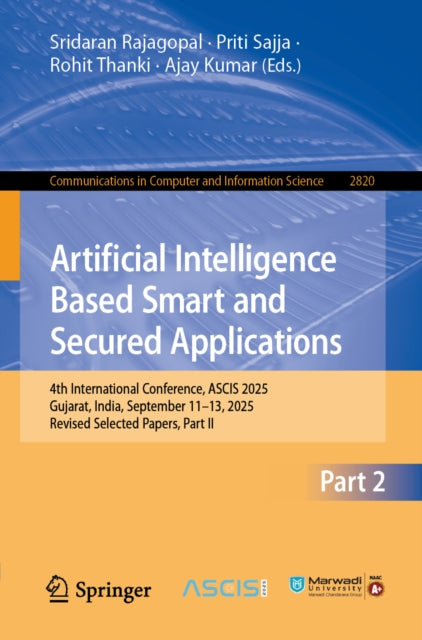Artificial Intelligence Based Smart And By Rajagopal, Sridaran
